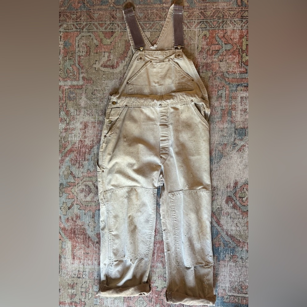 VINTAGE 60s Carhartt Overalls with Adjustable Straps.